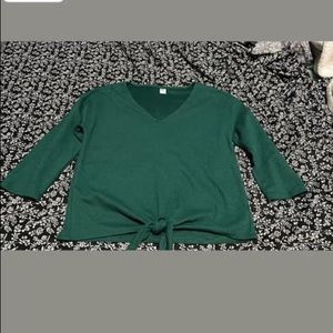 Old Navy tie front Blouse